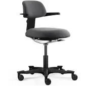 Hjh OFFICE Arbeitsstuhl WORK 40 Drehstuhl mit Armlehnen Stoff