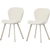 Ebuy24 Esszimmerstühle Lilja Beige 2er-pack