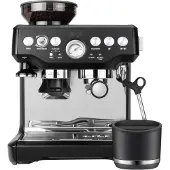 Sage Barista Express Trüffelschwarz + Ausklopfschale