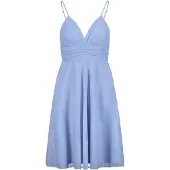 Vera Mont Cocktailkleid "Cocktailkleid knöchellang", Damen, Gr. 32, EURO, blau (blau, silber), Obermaterial: 100% Polyester PES., Kleider Cocktailkleid