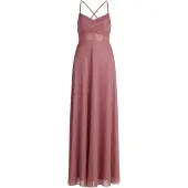 Vera Mont Abendkleid im Glitzer-Look in Rosé/Silver | Gr.: 40