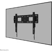 NeoMounts WL30-750BL16 Schwerlast-Wandhalterung 42-86" - fest - abschließbar - schnelle Installation - 106,7 cm (42"), 2,18 m (86"), 100 x 100 mm, 600 x 400 mm, Stahl, Schwarz