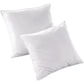 Vente-unique Kopfkissen Rosa Weiß 60 cm