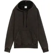 Puma Kapuzensweatshirt "ESS ELEVATED RELAXED WASH HOODIE FL", mit Print-Applikationen, mit Kängurutasche, mit Kapuze