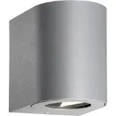 Nordlux Canto 2, Oberfläche, 2 Glühbirne(n), 2700 K, IP44, Grau