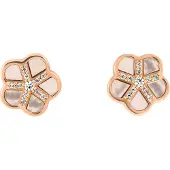 Orphelia 'Daisy' Damen 925 Sterling Silber Steckerohrringe - Rose ZO-7585/RG