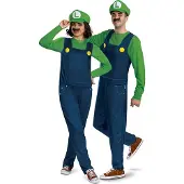 Disguise Nintendo Super Mario Luigi Klassisches Deluxe-herrenkostüm