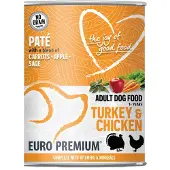 Euro Premium Adult Pute und Huhn Paté Nassfutter Hund
