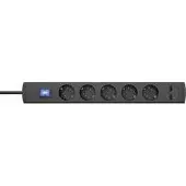 Kopp Duoversal Plus 5-Volt-Schalttafel in Anthrazit mit USB - 234905003