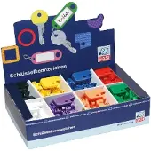 Basi Schlüsselclip 8550-9010 8-farbig 200 St./Pack. 1 Set