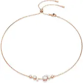 Swarovski Constella Rose Gold Coloured Necklace 5729504
