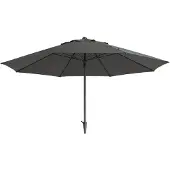 Madison TIMOR Sonnenschirm Kurbelschirm Gartenschirm Ø400cm grau