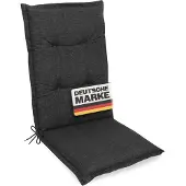 Gardissimo PREMIUM Hochlehner Gartenstuhl Auflagen 120x50x8cm anthrazit