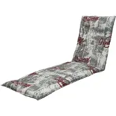 Doppler LIVING 2901 Rollliegenauflage Gartenliege 190x60x7cm grau