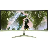AROZZI Nova 34" Gaming Monitor - Gebogen - UWQHD VA - 165Hz - Waldgrün