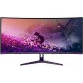 AROZZI Nova 34" Gaming Monitor - Gebogen - UWQHD VA - 165Hz - Violett