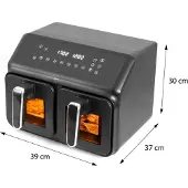 Eldom Double fat-free fryer capacity 8 l LED display