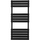 MonsterShop Flachheizkörper für Handtücher - 1200mm x 500mm - Schwarz