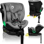Lionelo Harmony i-Size Kindersitz, Grey Concrete Bamboo