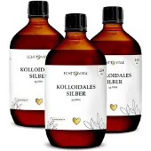 Echt Vital Kolloidales Silber 25 ppm 3x250 ml Flüssigkeit