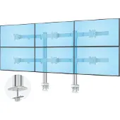 StarTech.com .com 6-MONITOR-ARM-A Flachbildschirm-Tischhalterung 81,3 cm (32") Tisch/Bank Weiß