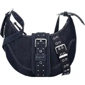 Desigual Stylische Damenhandtasche Blau mit verstellbarem Schulterriemen