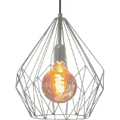 Eglo Graue Pendellampe Carlton Ø 31cm - E27