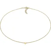 Elli Halskette Choker Herz Heart Liebe 925 Sterling Silber Elli Gold