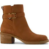 Toms Hailey Buckle brown suede 41