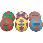 Spordas Fußball Set mit 6 Max Größe 4 - Grip und Kontrolle
