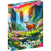 Enjoy Puzzle Deer Paradise 1000 Teile Tiere