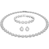Swarovski Angelic Silberfarbene Schmuck Set 5367853