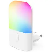 Hama 00223504, Stecker-Nachtlicht, Weiß, Mehrfarbig, Keller, Badezimmer, Schlafzimmer, Kinderzimmer, Flur, Treppen, IP20, LED