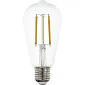 Eglo CONNECT-Z E27 LED ST64 – Smarte Retro-Lampe mit Weißlichtsteuerung - Zigbee + Matter & Thread