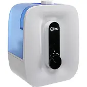 Qlima H 408 Luftbefeuchter - 100m³ - 5,6L - Ultraschall - Weiß/Blau - Raumbefeuchter | Humidifier