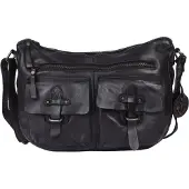 Harbour 2nd Handtasche "Emerson" Damen Umhängetasche, Schultertasche mit Nieten und Anker-Anhäner