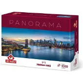 Art puzzle KUNSTPUZZLE Panoramapuzzle Brooklyn Bridge, New York 1000 dlks