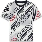 GUESS T-Shirt L6RI04 K8HM4 Weiß Oversize