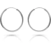 Orphelia 'Agata' Creolen für Damen aus 925er Sterlingsilber - Silber ZO-7552