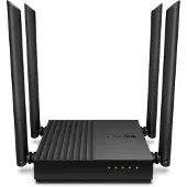 TP-LINK ARCHER A64, Wi-Fi 5 (802.11ac), Dual-Band (2,4 GHz/5 GHz), Ethernet/LAN, Schwarz, Tabletop-Router