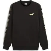 Puma Langarmshirt "ESS TAPE MINIMAL GOLD CREW FL" Rundhalsausschnitt, mit WarmCELL-Technologie