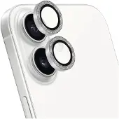 Mobiparts Camera Lens Protector Apple iPhone 16/16 Plus Silver