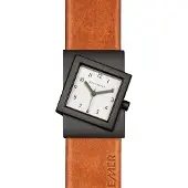 Rolf Cremer Uhr Turn S 507761 Lederband, Edelstahl, braun, grau