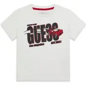 GUESS T-Shirt N6RI00 K8HM4 Weiß Regular Fit