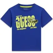 GUESS T-Shirt N6RI00 K8HM4 Blau Regular Fit