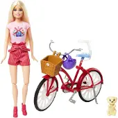Mattel -Puppe Pink Passport-Set mit Fahrrad, Kleidung und Reisezubehör, Modepuppe, Weiblich, 3 Jahr(e), Mädchen, 330 mm, 500 g