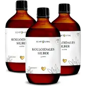 Echt Vital Kolloidales Silber 10 ppm 3x250 ml Flüssigkeit