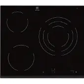 Electrolux EHF6232FOK, Schwarz, 60 cm, Keramik, Vorne rechts, 270 mm, 2400 W
