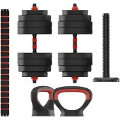 Ksix Kurzhantel+langhantel+kettlebell-set 40kg