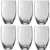 Leonardo Longdrinkglas Poesia Grau 460ml (Set von 6 Stück)